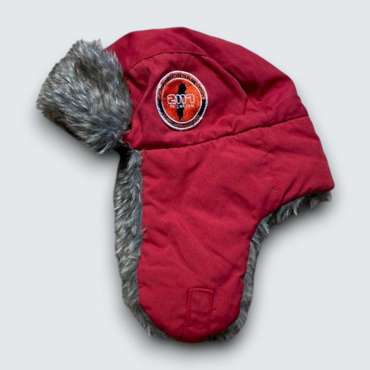 Japanese Brand 00s Sweden Ushanka Red Size ONE SIZE - 1 Thumbnail