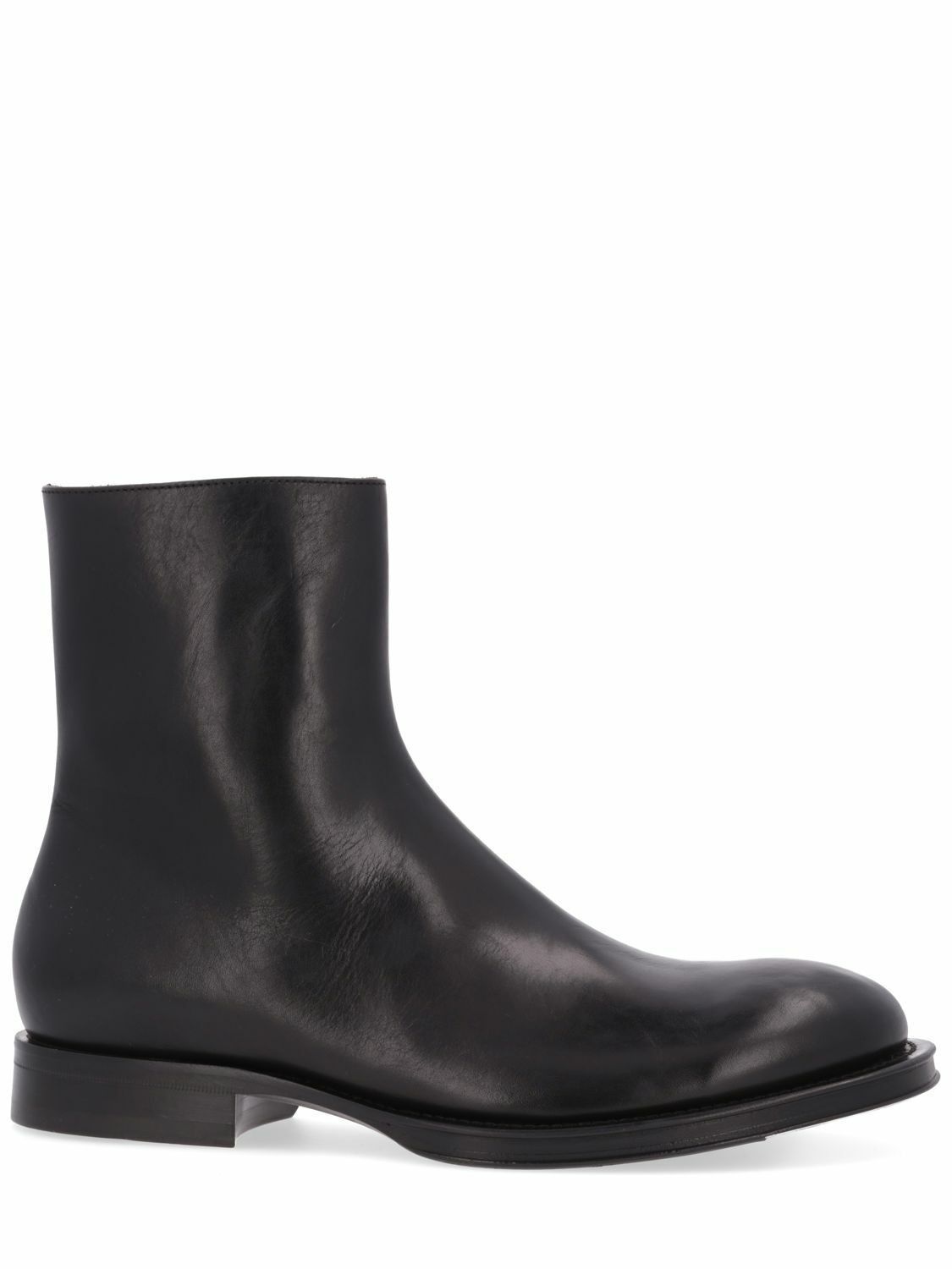 Lanvin o1tko11025 Side-Zip Boots in Black Size US 11 / EU 44 - 6 Thumbnail