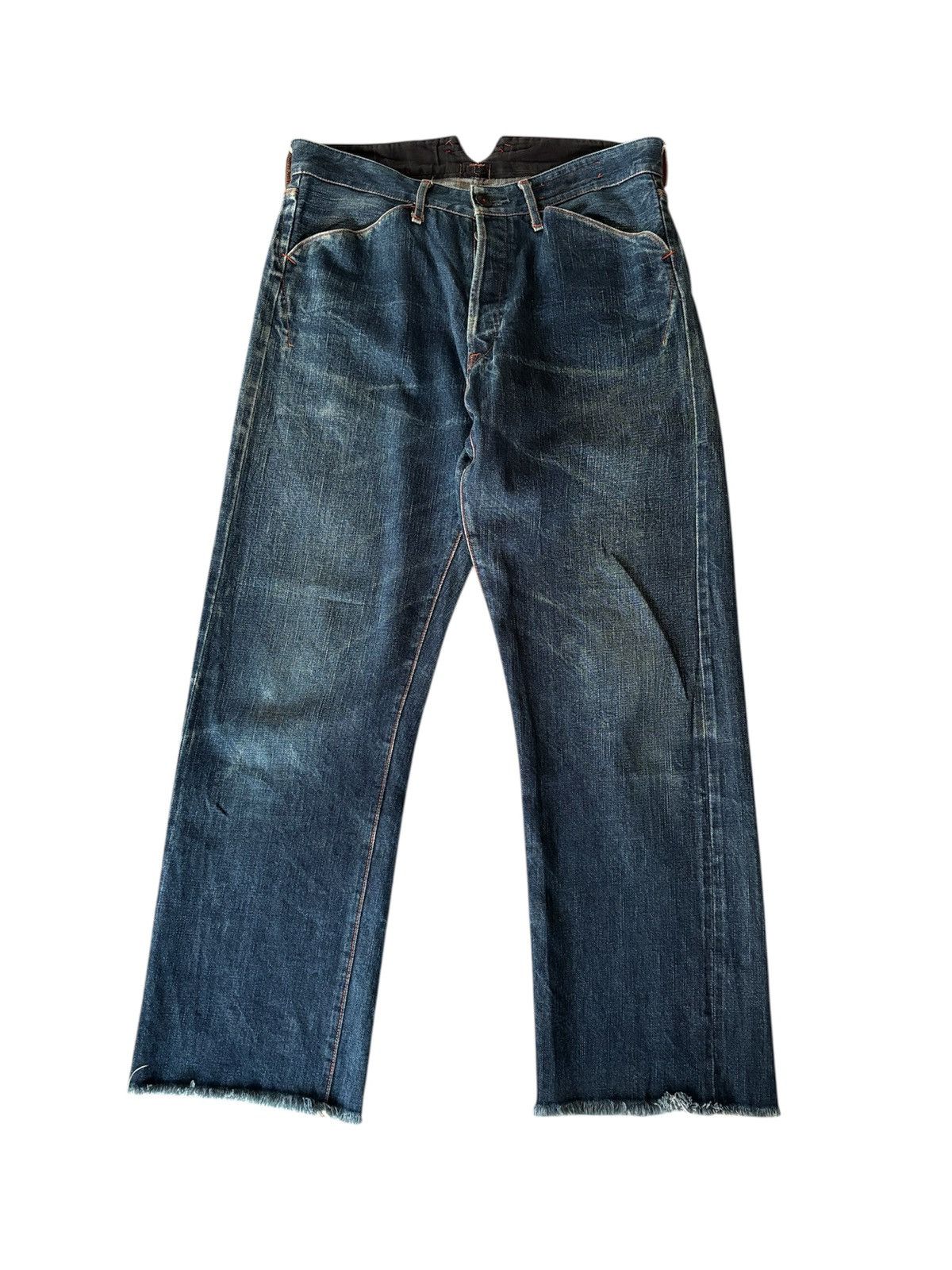 KATO Hiroshi KATO Denim Selvedge Buckle Back unfinish RARE Size US 32 / EU 48 - 1 Thumbnail