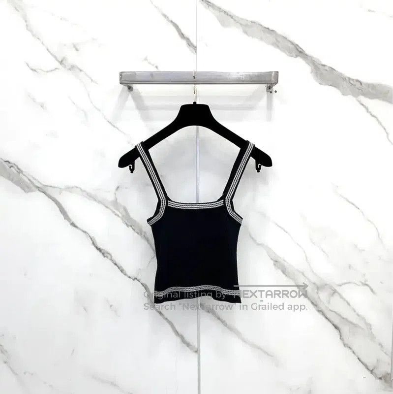 Chanel Chanel Black Silk Blend Women's T-Shirt . Size S / US 4 / IT 40 - 2 Thumbnail