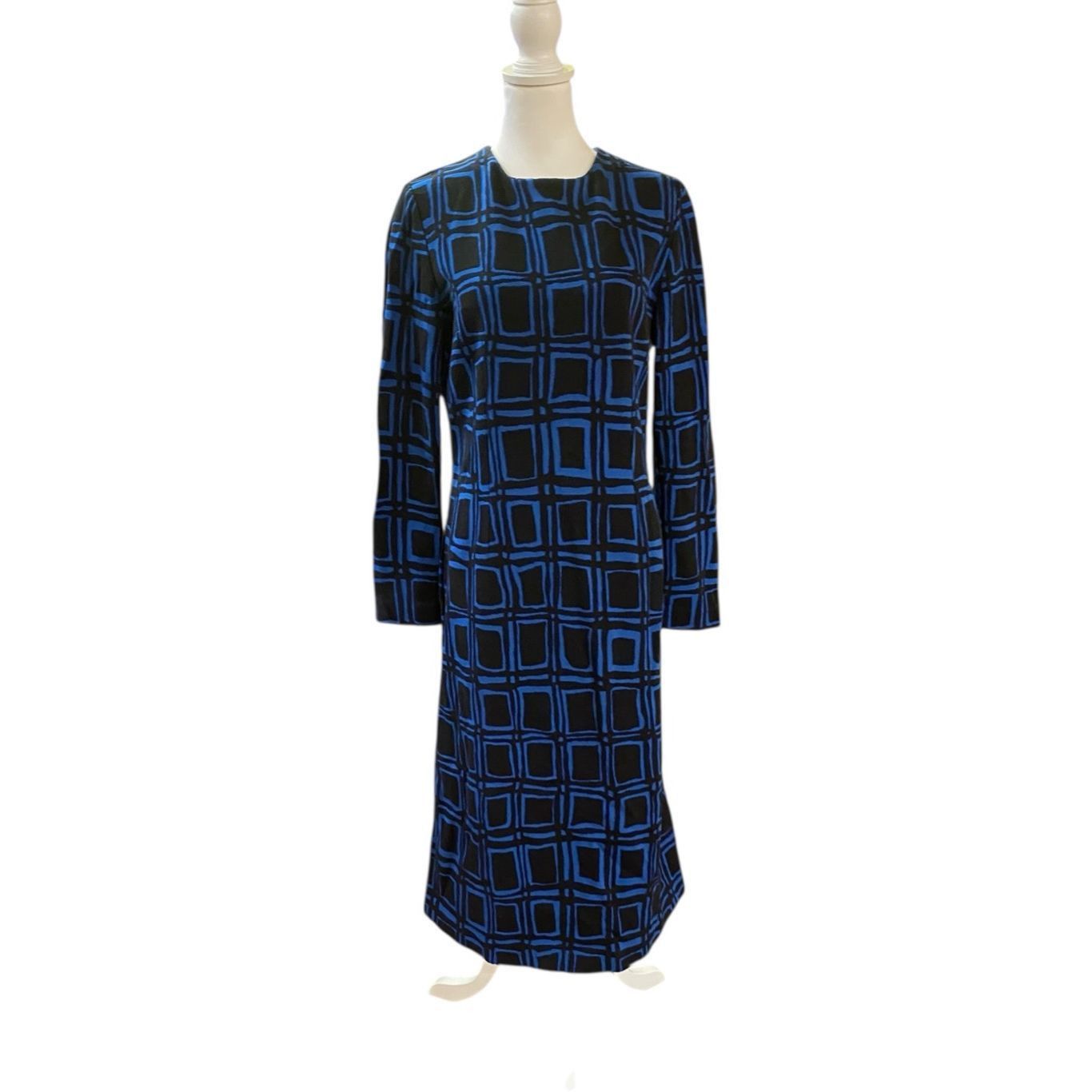 Marni Marni Electric Blue Printed Dress Size 10 MSRP: $1,177 Size M / US 6-8 / IT 42-44 - 5 Thumbnail