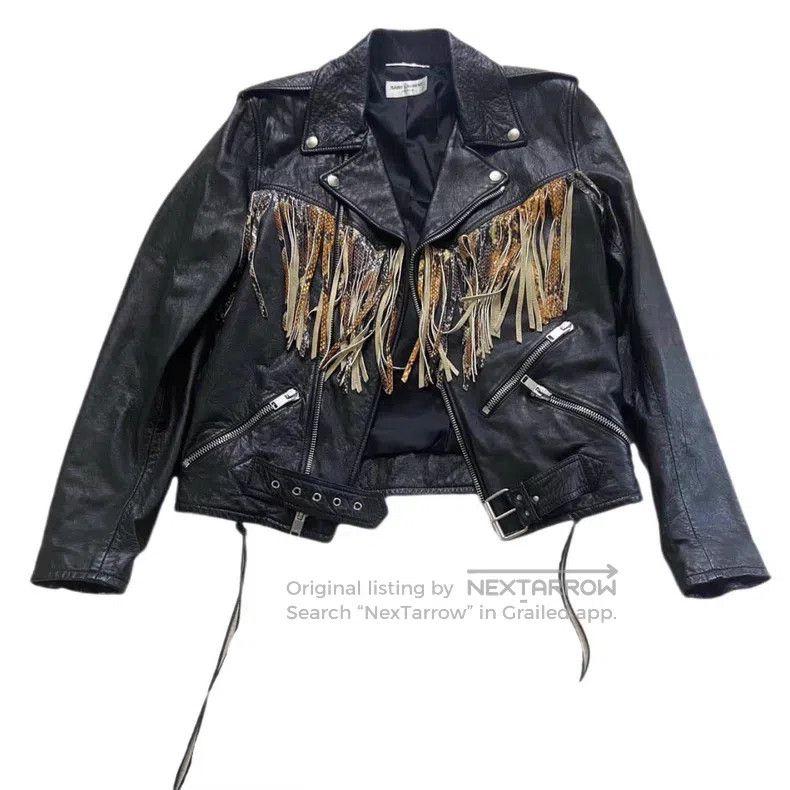 Saint Laurent Paris Saint Laurent Paris Leather Jacket Size US S / EU 44-46 / 1 - 1 Thumbnail