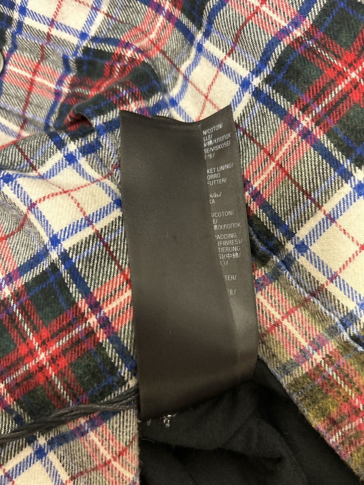 Balenciaga BALENCIAGA BLEACHED PLAID HOODED FLANNEL - RED Size US S / EU 44-46 / 1 - 9 Thumbnail