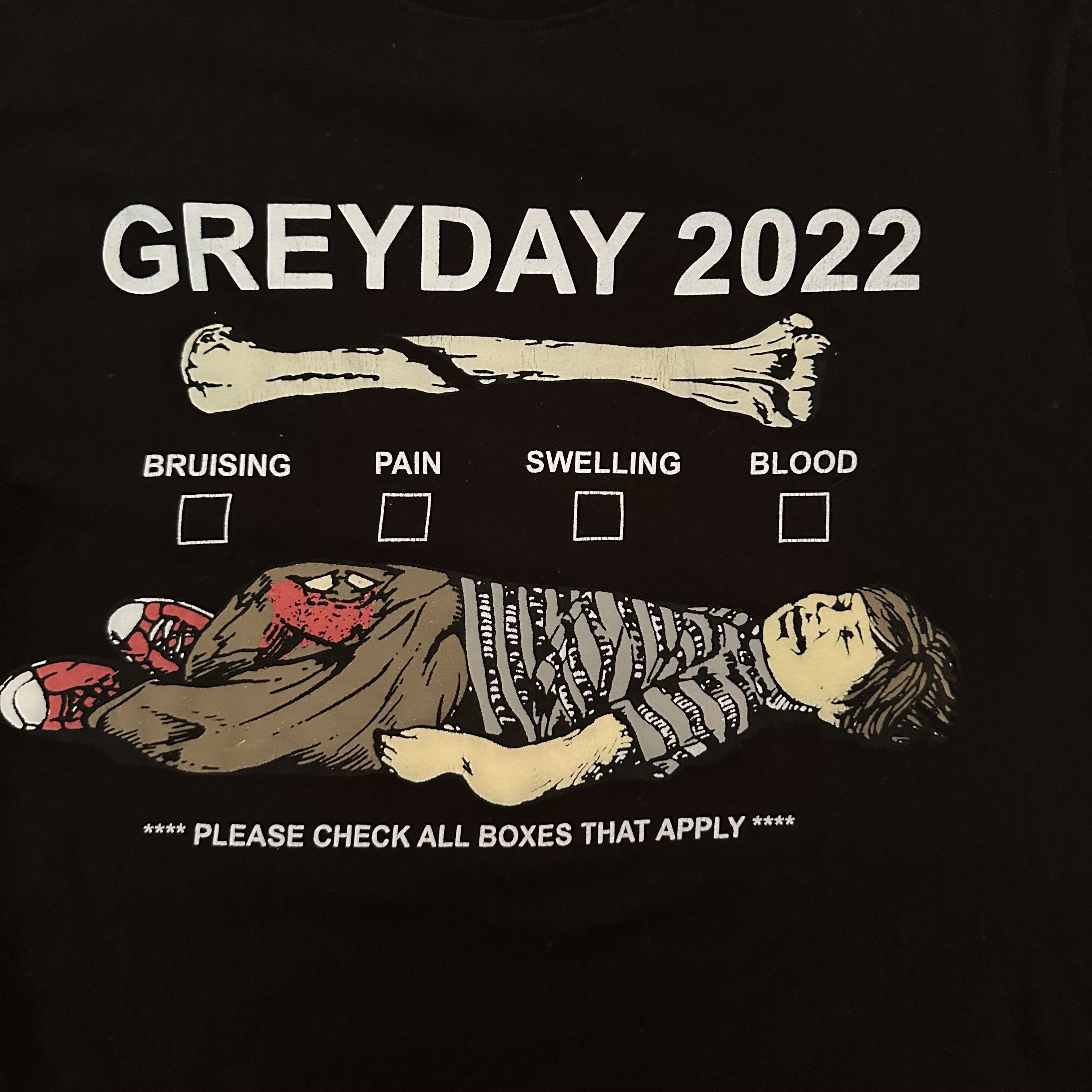G59 Records GREY DAY 2022 T-shirt Size US M / EU 48-50 / 2 - 2 Thumbnail