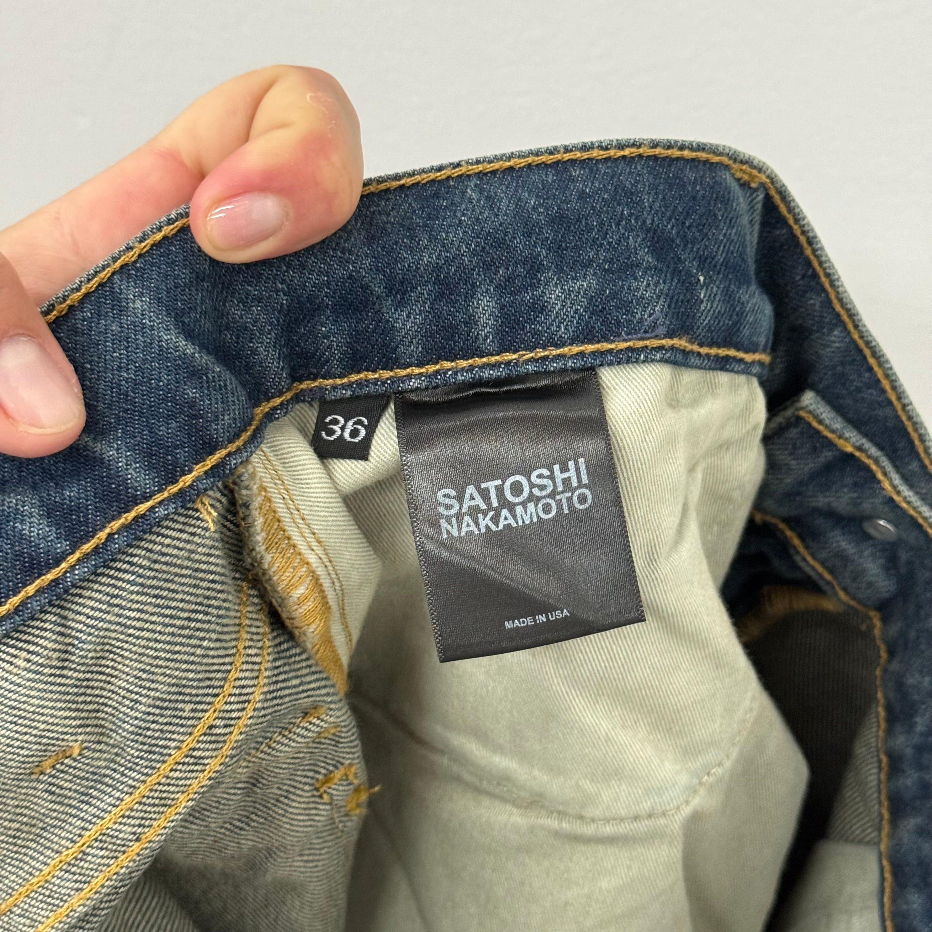 Satoshi Nakamoto Satoshi Nakamoto Enduro Denim Jeans - Size 36 Size US 36 / EU 52 - 8 Thumbnail