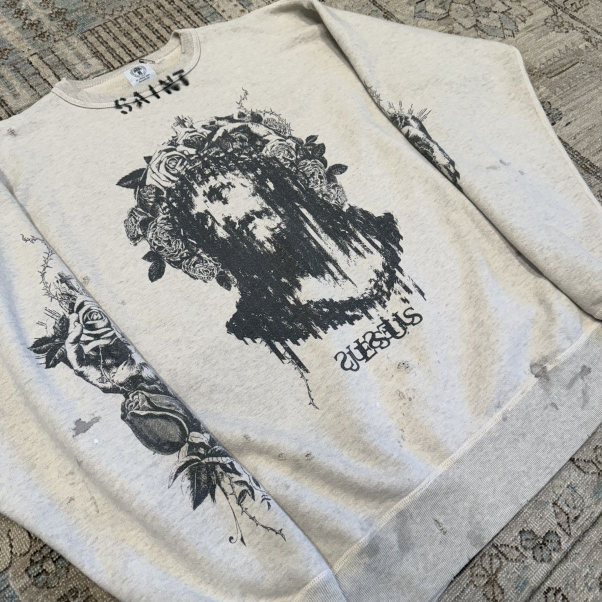 Saint Michael Kawamura Crewneck Size US L / EU 52-54 / 3 - 2 Thumbnail