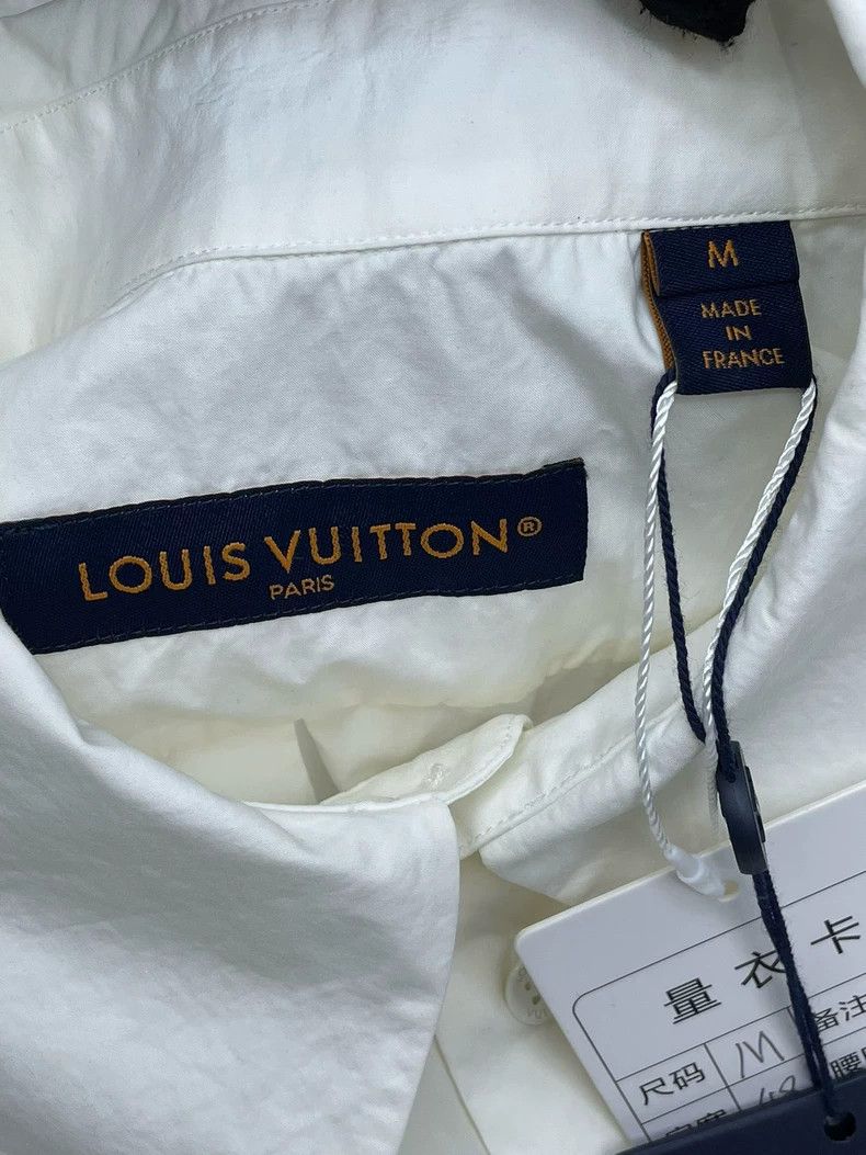 Louis Vuitton Louis Vuitton White wavy shirt Size US M / EU 48-50 / 2 - 6 Thumbnail