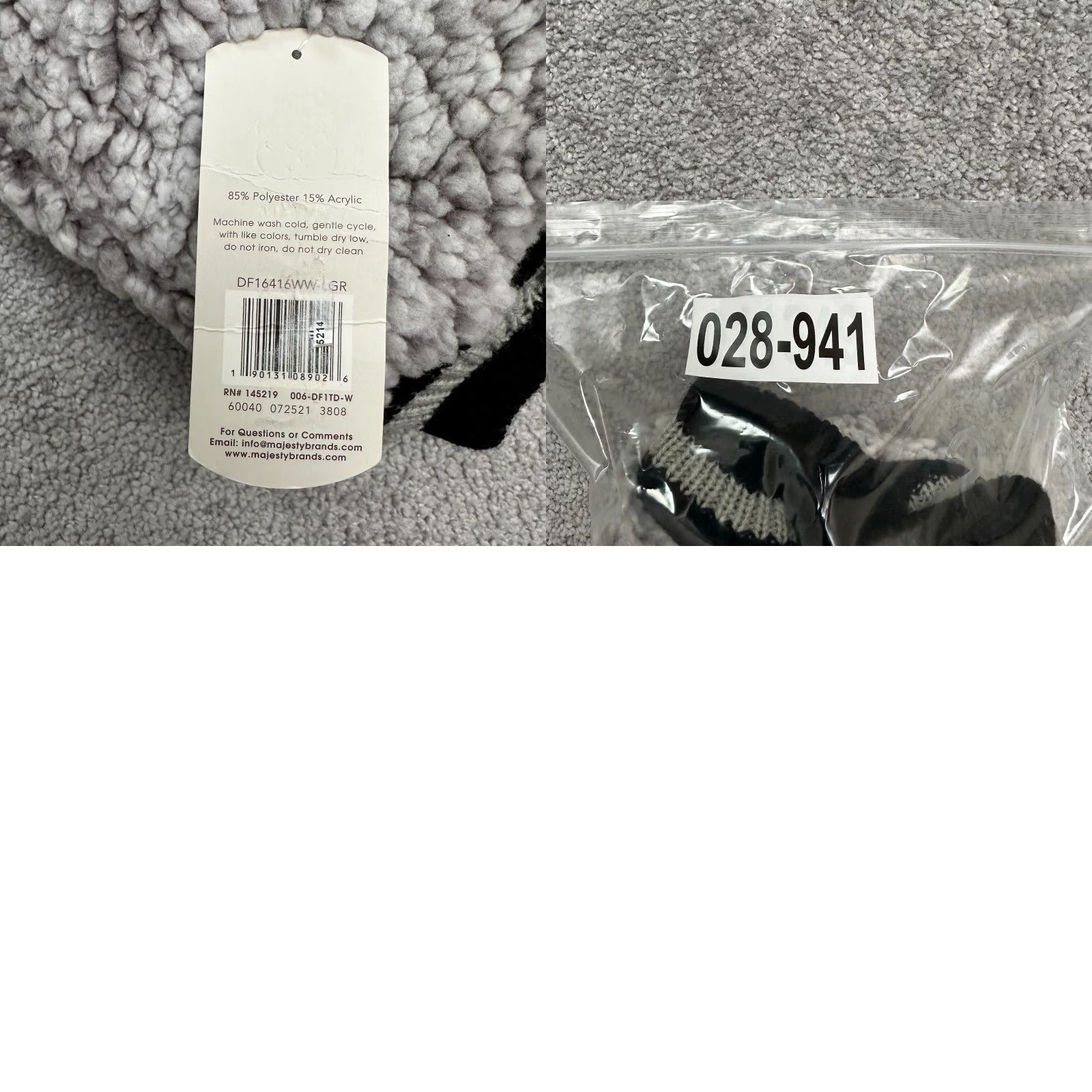 Vintage Daisy Fuentes Sherpa Lined Lodge Socks Womens 4-10 Gray Gripper Sole NWT New Size ONE SIZE - 8 Thumbnail
