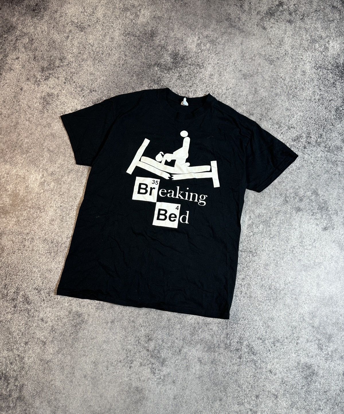 Other Breaking Bed Logo T-shirt Sex Art Funny Life Streetwear L Size US L / EU 52-54 / 3 - 1 Thumbnail