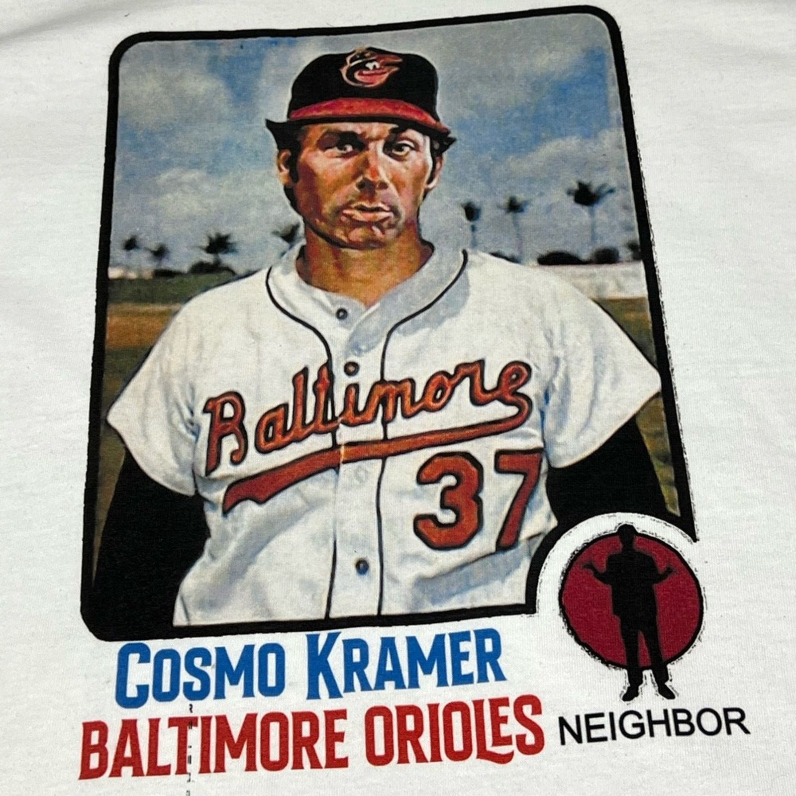 Other Baltimore Baseball Cosmo Kramer Parody Shirt NWOT Size US M / EU 48-50 / 2 - 2 Thumbnail