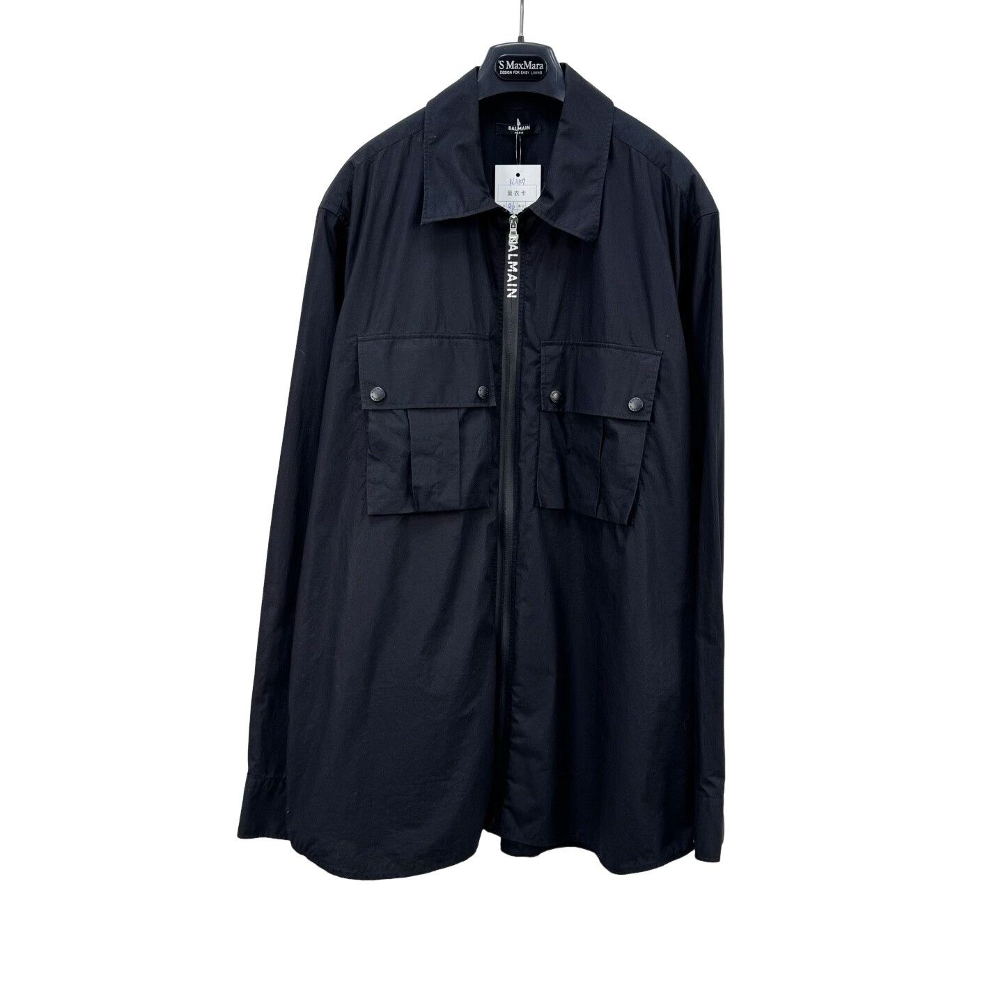 Balmain Balmain Logo Zip Shirt Jacket 46 Size US S / EU 44-46 / 1 - 1 Thumbnail