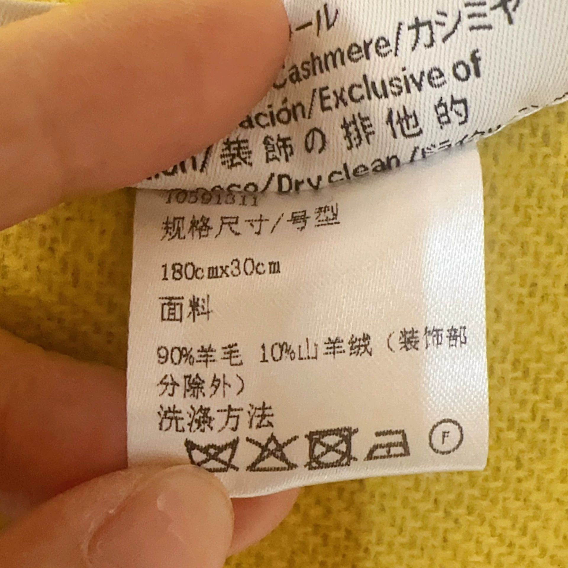 Loewe Loewe Scarf in Beige and Yellow Size ONE SIZE - 3 Thumbnail