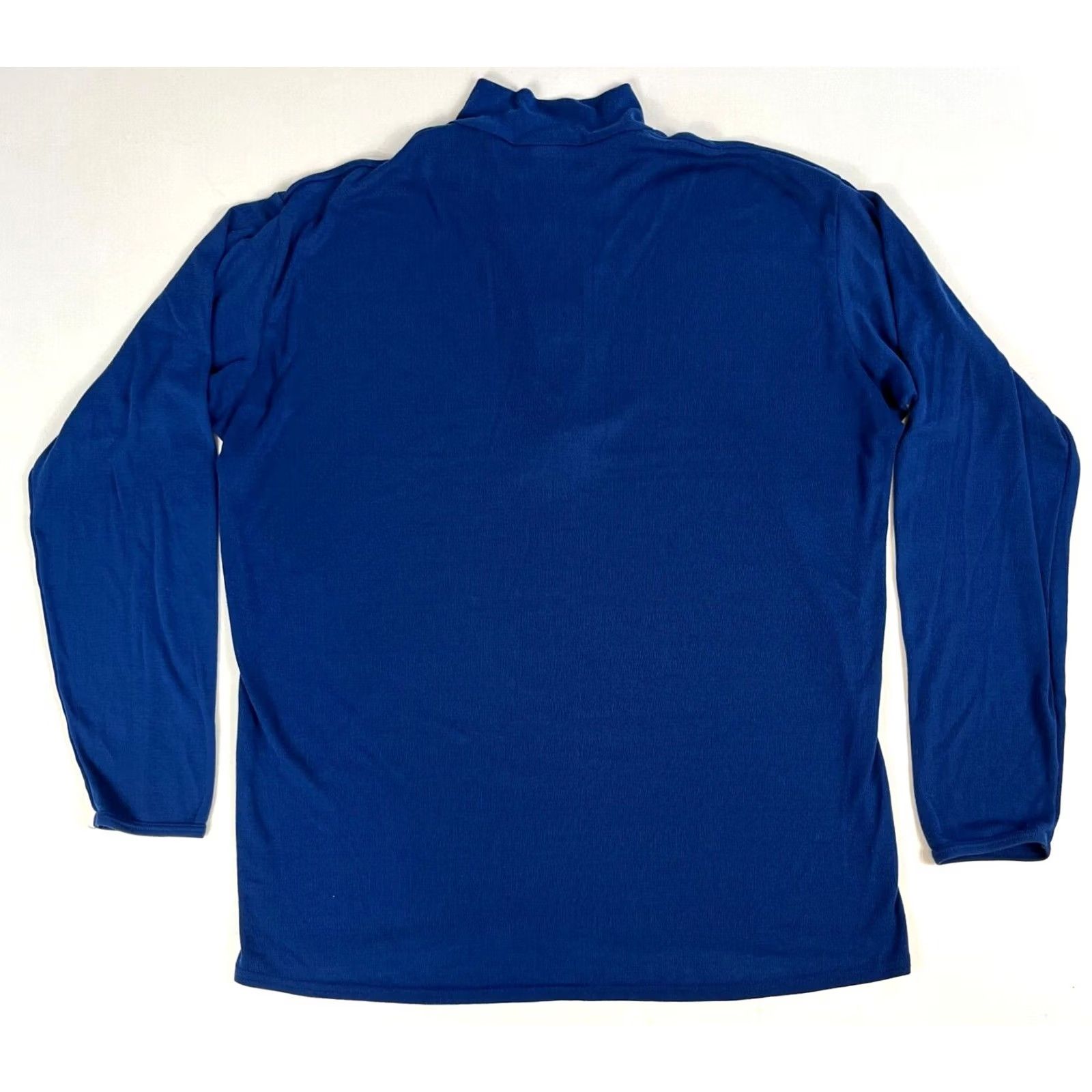Patagonia VINTAGE Patagonia Capilene Men's 1/4 Zip Long Sleeve Pullover Base Layer Size L Blue Pullover Breathable Lightweight Stretch 1/4 Zip Made in USA Mens Size US L / EU 52-54 / 3 - 3 Thumbnail