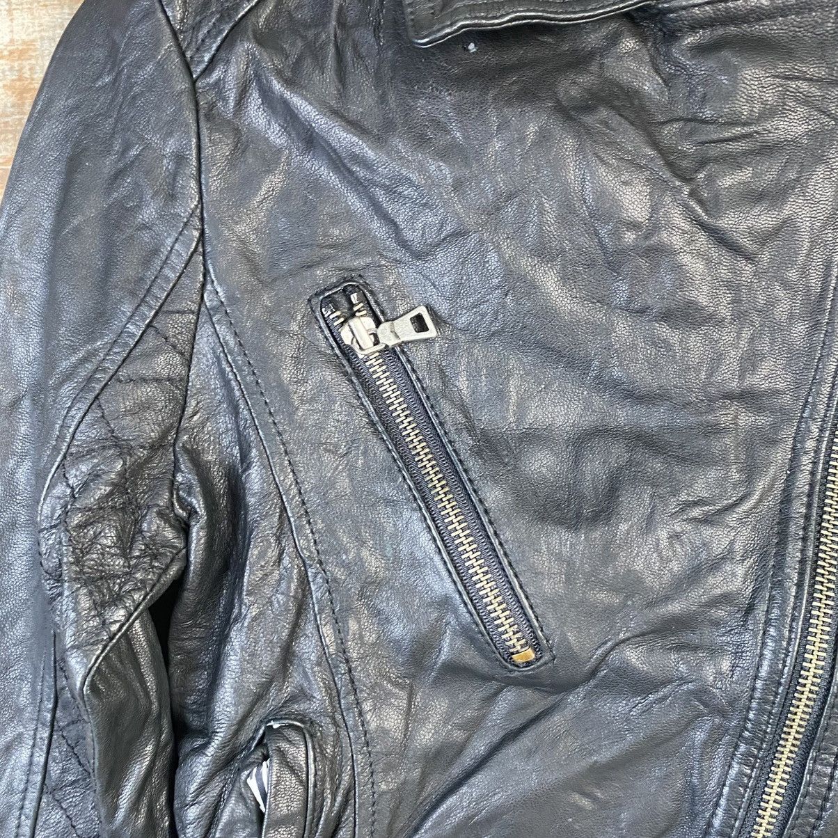 Genuine Leather DL Japan bikers vintage Black Leather Jacket #C1139 Size XS / US 0-2 / IT 36-38 - 11 Thumbnail