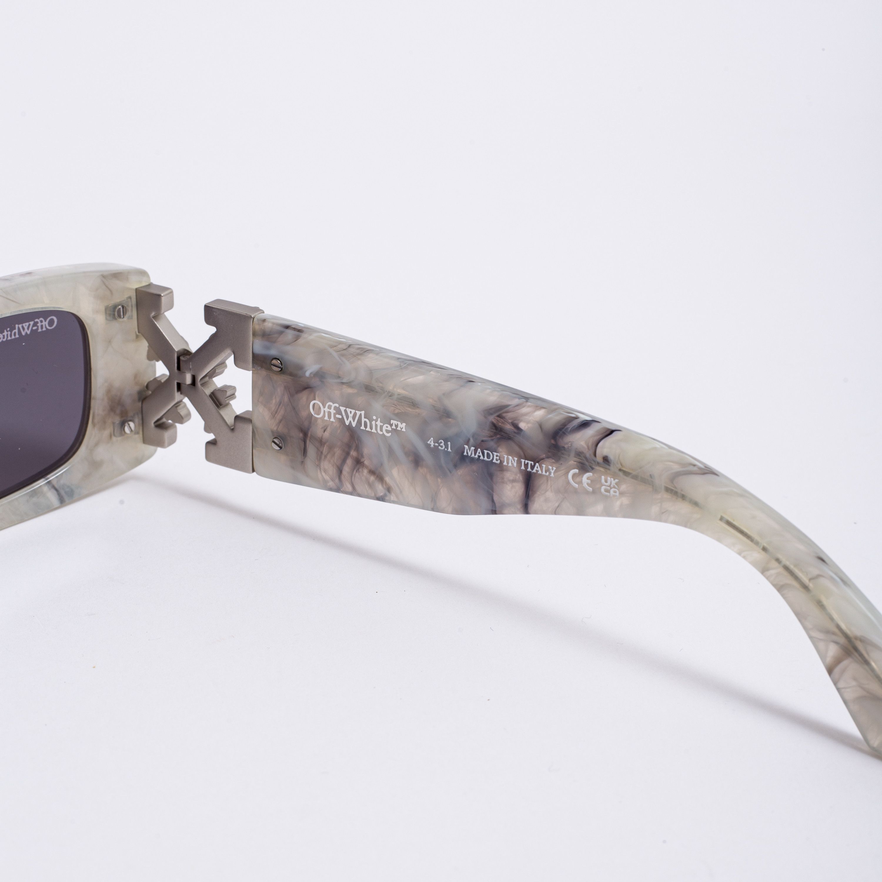 Off-White OFF WHITE Roma Sunglasses MARBLE Size ONE SIZE - 4 Thumbnail