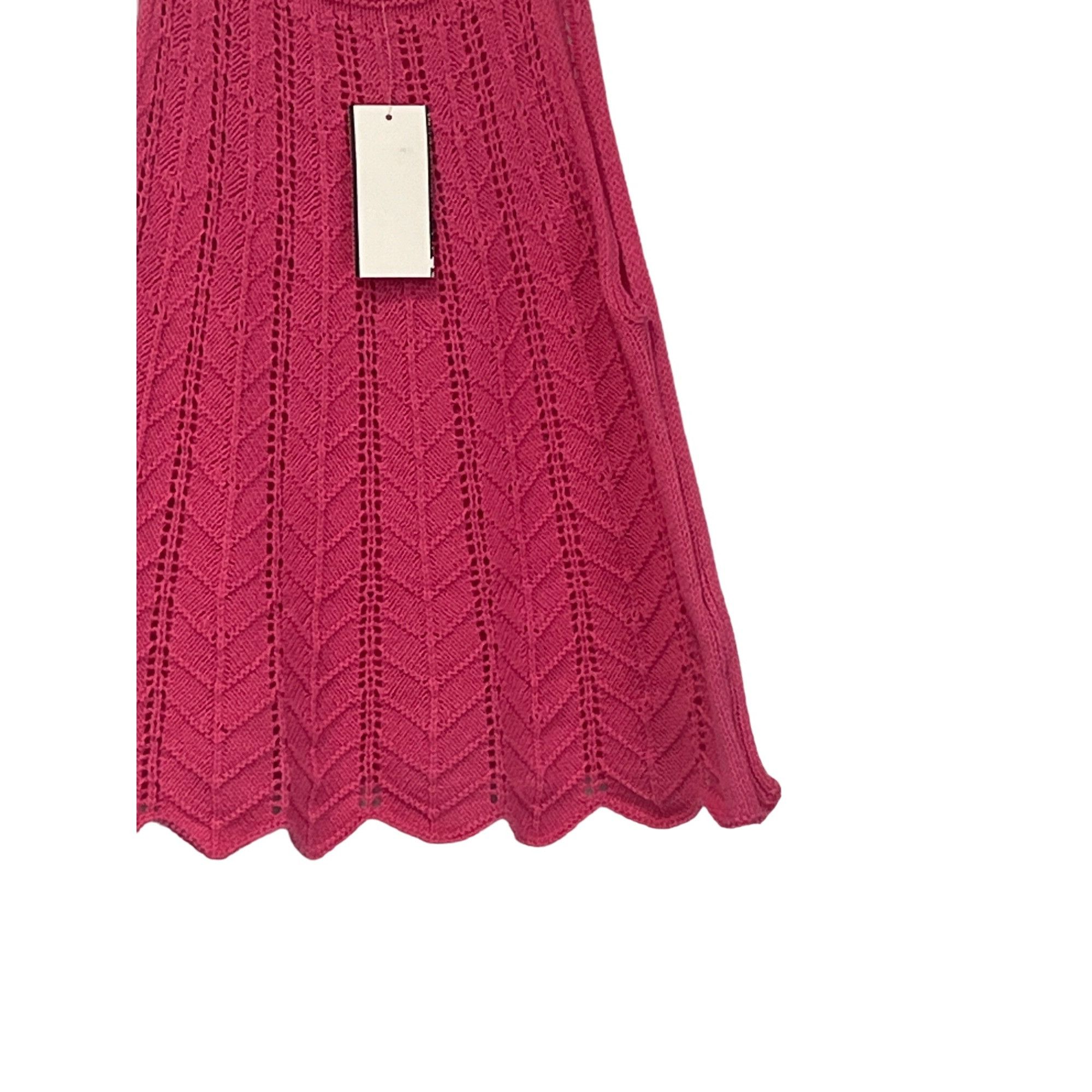 Other LUSH Crochet Knit Sweater Tank Top In Hot Pink, Sz. M Size M / US 6-8 / IT 42-44 - 12 Thumbnail