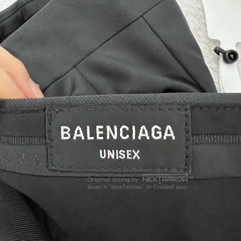 Balenciaga Balenciaga Black Pleated Long Pants Size US 30 / EU 46 - 3 Thumbnail