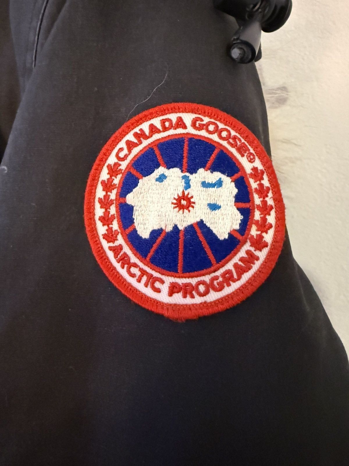 Canada Goose Black Fur Hood Trillium Parka