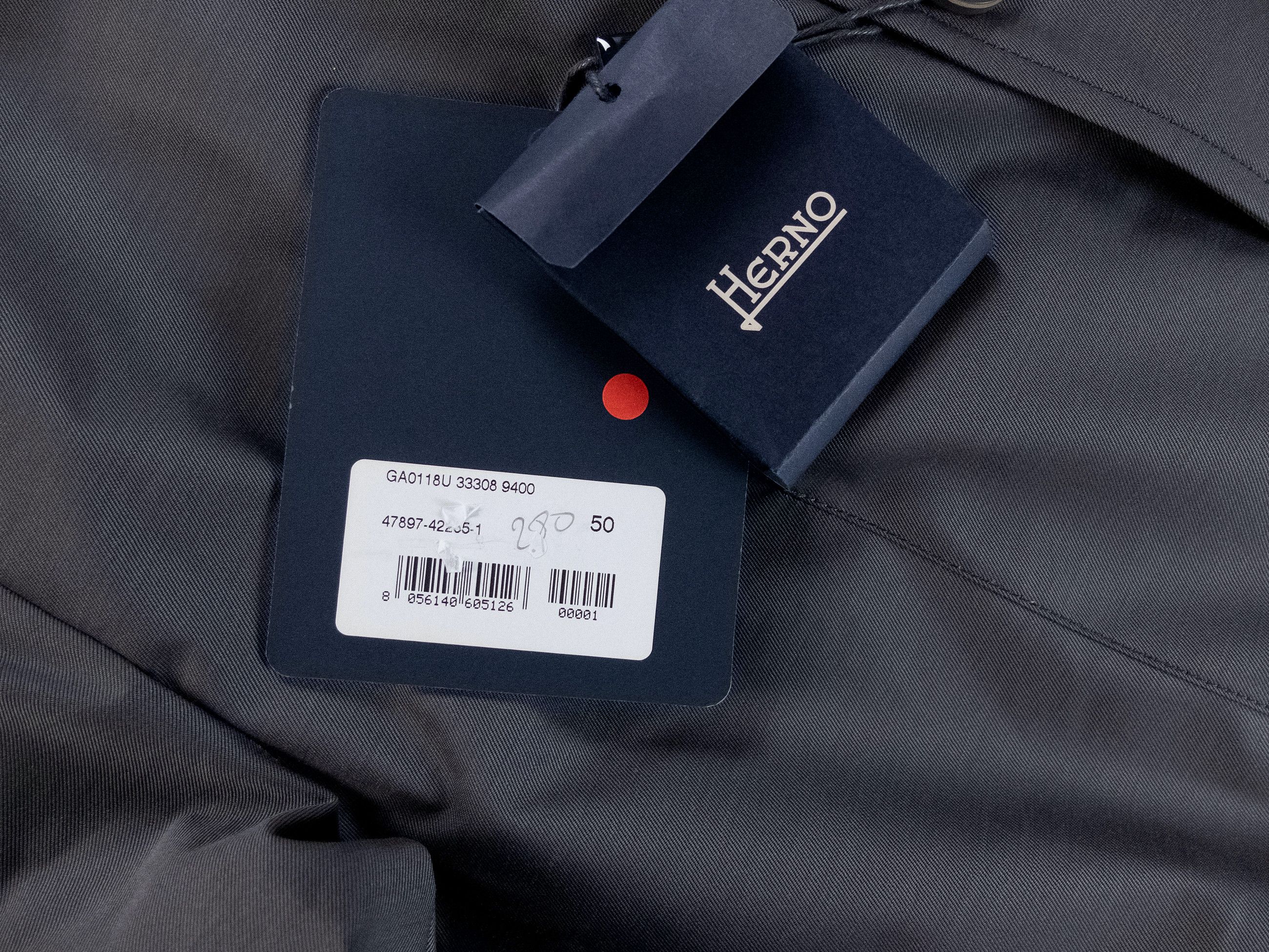 Herno HERNO gray Storm System wool blend jacket Large q Size US L / EU 52-54 / 3 - 4 Thumbnail