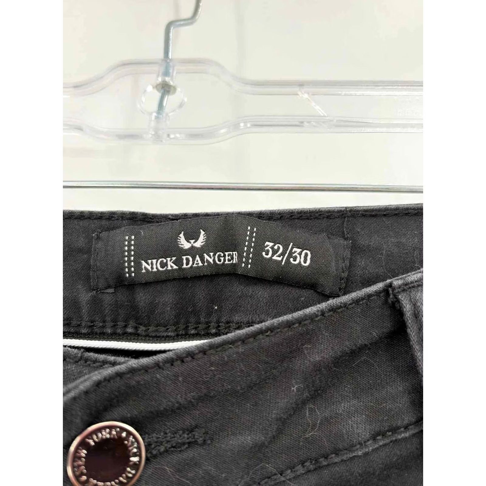 Denime Nick Danger Black Denim Pants 32/30 Men’s Pre-Owned Size US 32 / EU 48 - 3 Thumbnail