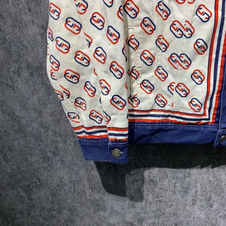 Gucci Gucci Gucci buckle double G full print jacket 2501-Nextarr Size US S / EU 44-46 / 1 - 7 Thumbnail