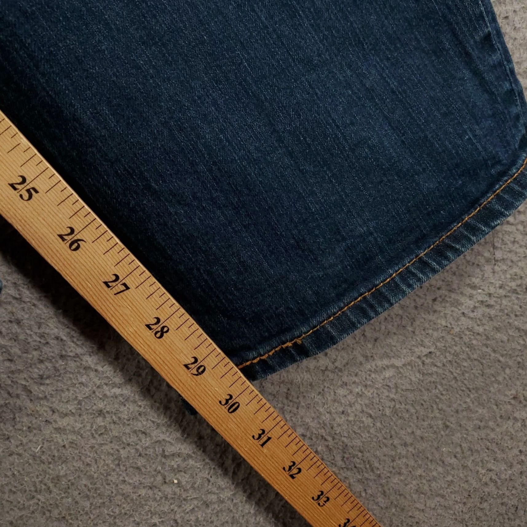 Levi's Levi's Jeans 541 Slim Straight 52x32 Blue Denim Stretch 5-Pocket Logo Zipper Button Men Big & Tall Size US 36 / EU 52 - 6 Thumbnail