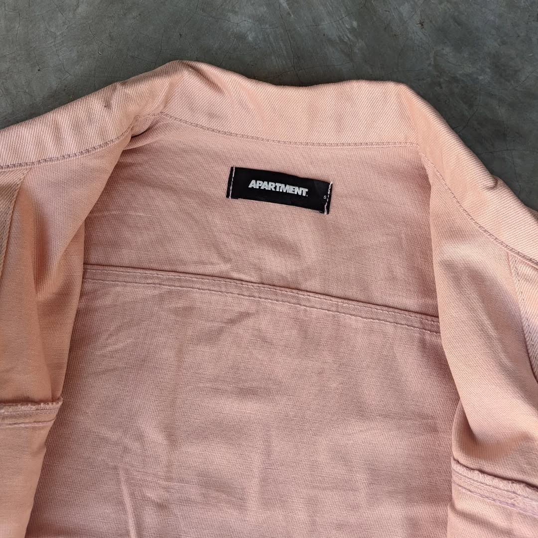 Apart Denim Trucker Jacket Salmon