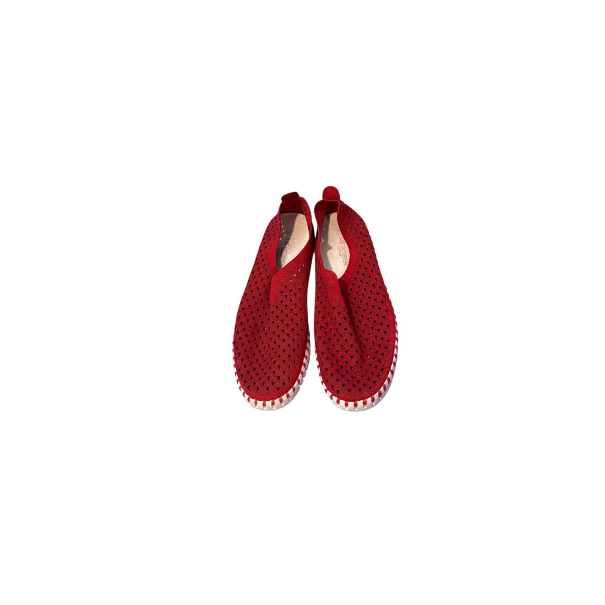 Ilse Jacobsen Ilse Jacobsen Tulip 139 Perforated Slip‑On Sneakers – Women’ Size US 8.5 / IT 38.5 - 4 Thumbnail