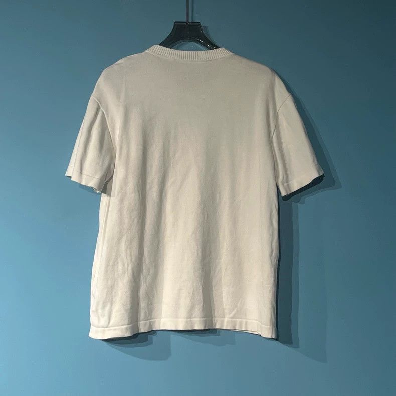Louis Vuitton Louis Vuitton White solid logo printed crewneck short sleev Size US L / EU 52-54 / 3 - 2 Thumbnail