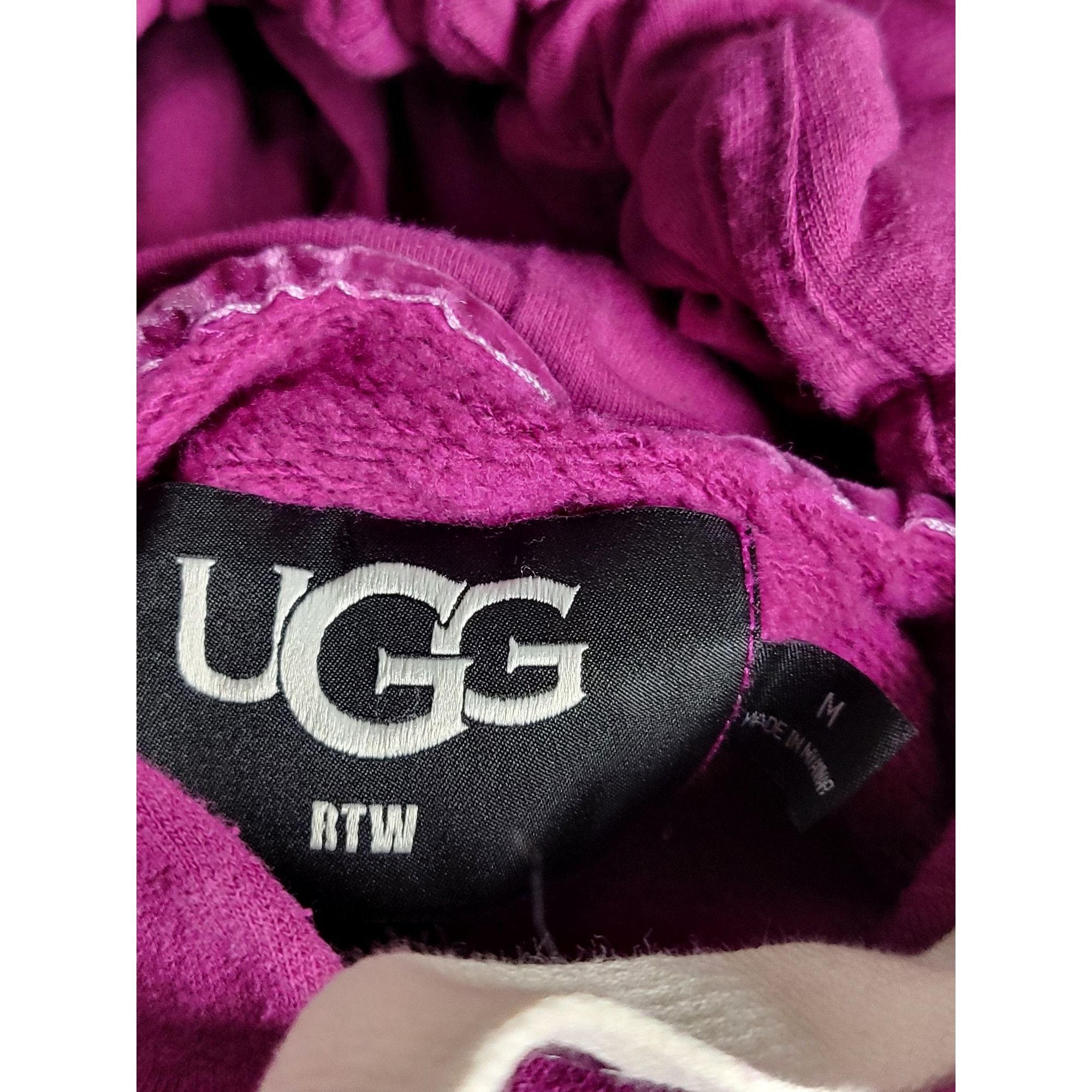 Ugg UGG Aderyn Women's Fleece Lounge Hoodie Dress Wild Violet Si Size M / US 6-8 / IT 42-44 - 3 Thumbnail
