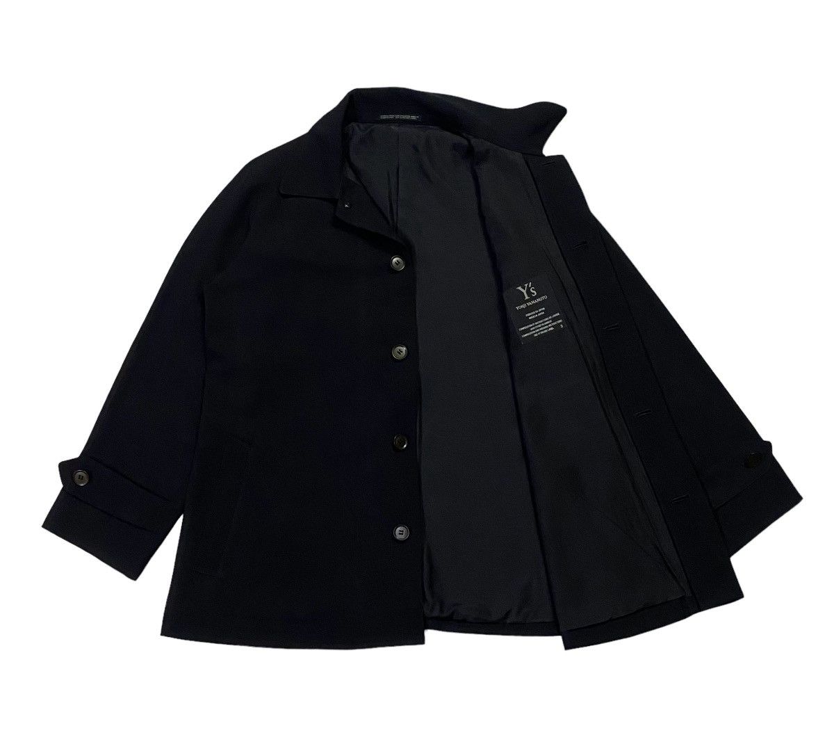 Yohji Yamamoto Yohji Yamamoto Black Wool Jacket Size US L / EU 52-54 / 3 - 20 Thumbnail