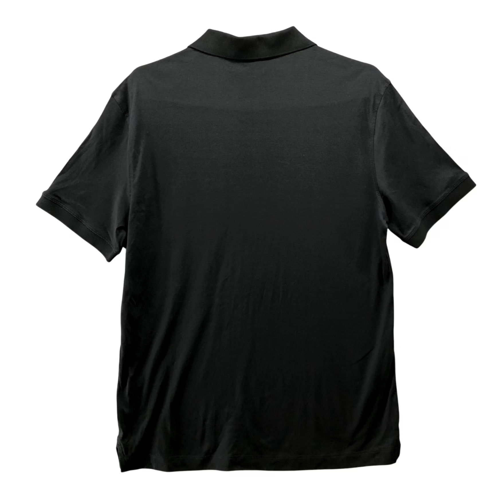 Banana Republic Banana Republic Polo Shirt Mens M Black Short Sleeve Knit 100% Cotton Collared Button Spread Golf Activewear Casual Size US M / EU 48-50 / 2 - 2 Thumbnail