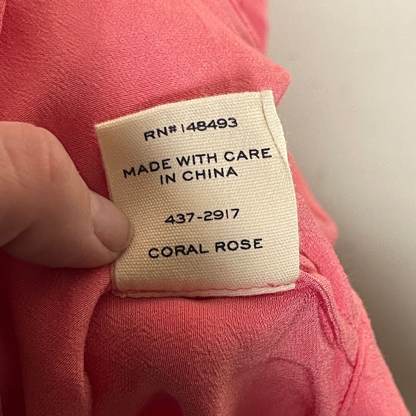 DOEN DOEN CAROLYNN MAXI DRESS IN CORAL ROSE SZ XXL Size XXL / US 16-18 / IT 52-54 - 8 Thumbnail