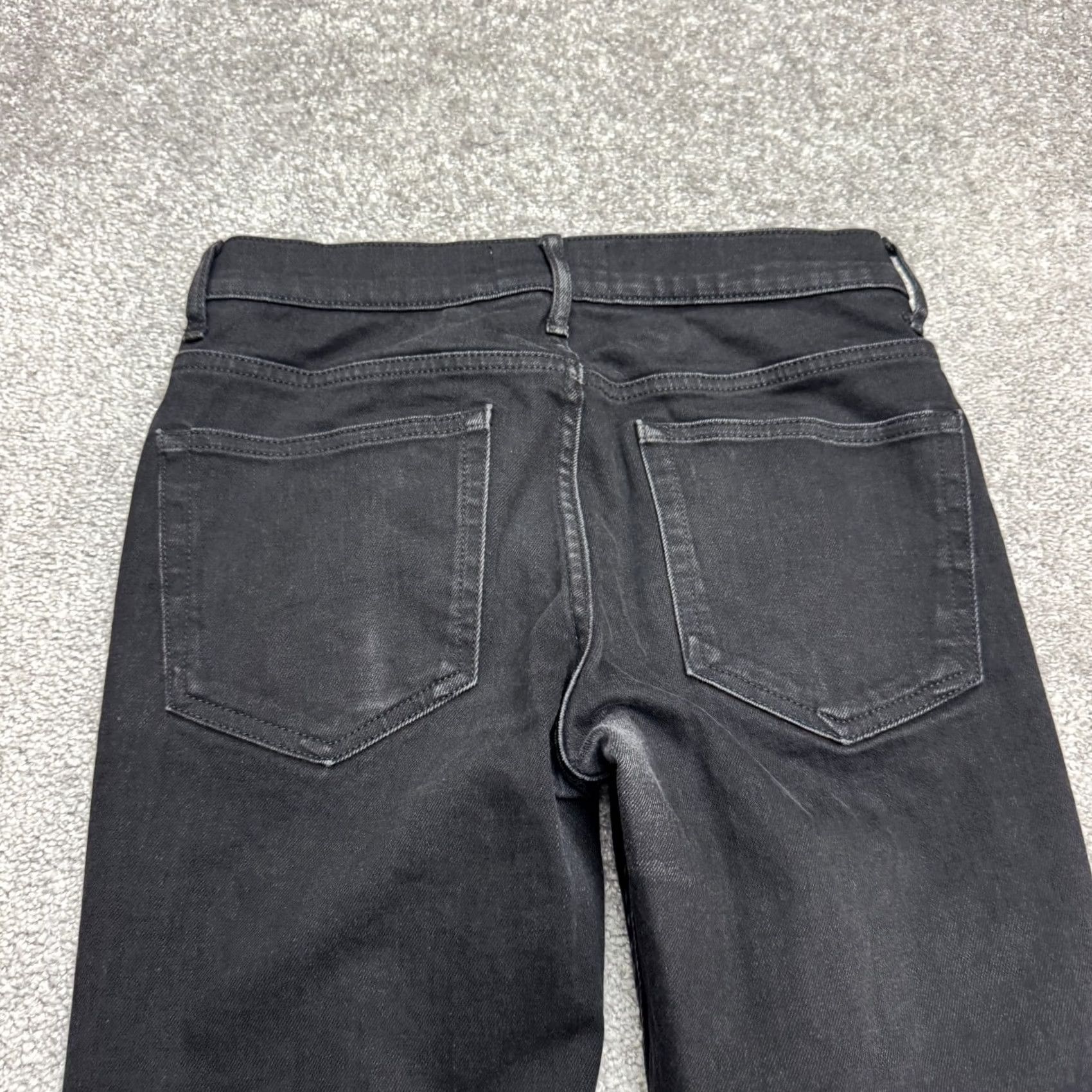 Everlane Everlane Slim Fit Straight Leg Denim Jeans Men 28x30 Black Cotton Stretch Casual City Grunge Mens Size US 28 / EU 44 - 4 Thumbnail
