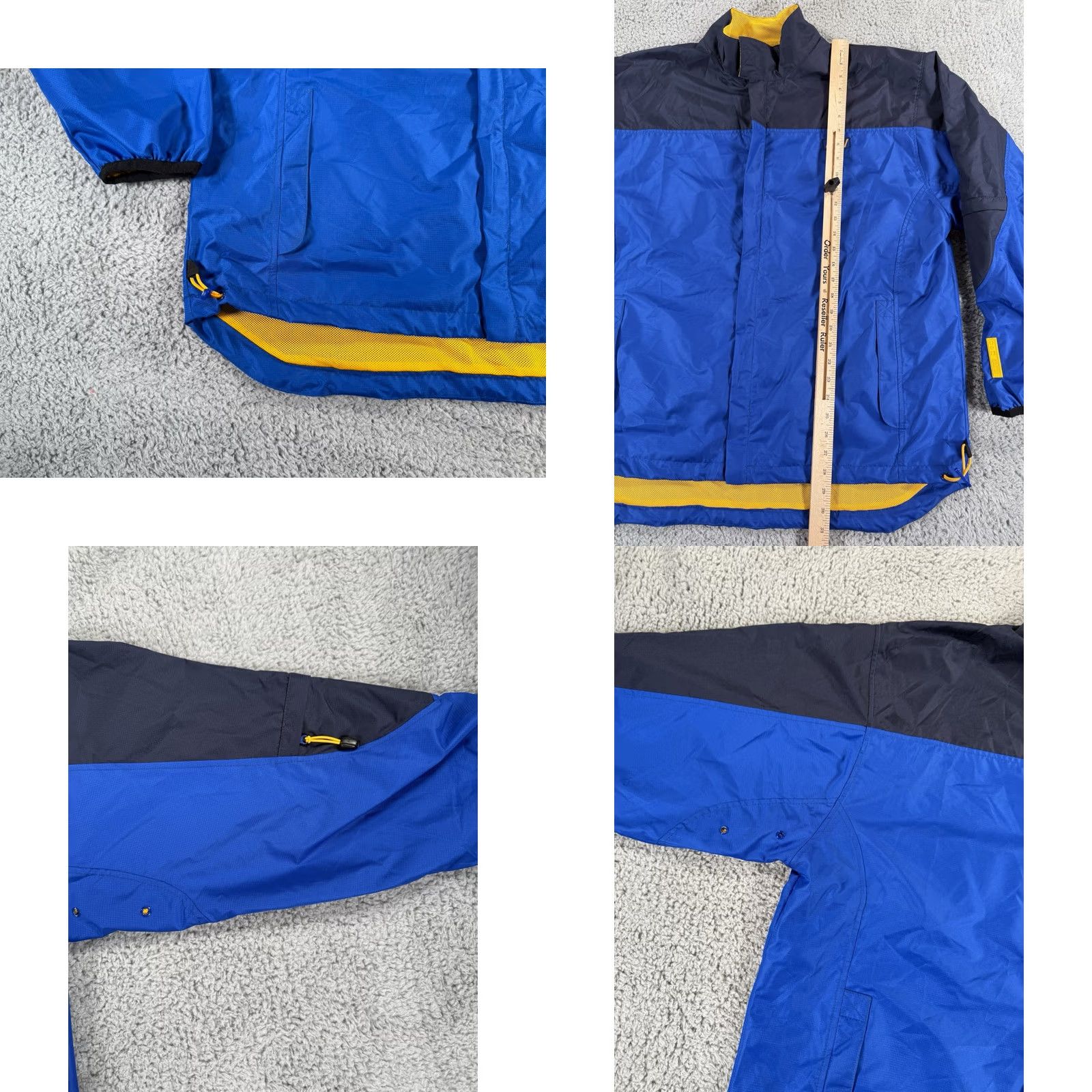 Starter VINTAGE Starter Windbreaker Jacket Mens Large Blue Lightweight Full Zip 90s Size US L / EU 52-54 / 3 - 8 Thumbnail