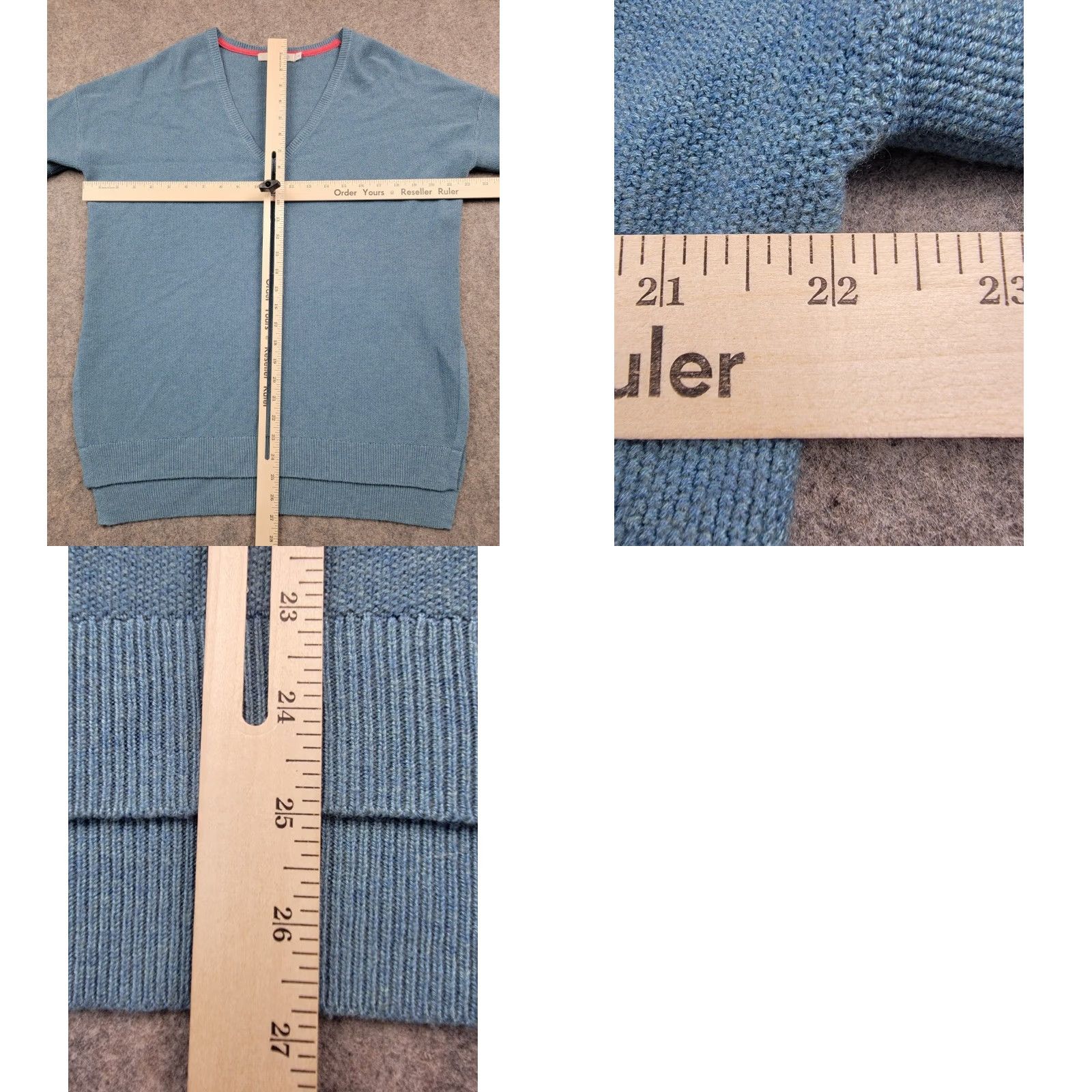 Boden Boden Sweater Womens Small Blue Tunic Wool Blend Tunic Casual Classic Size S / US 4 / IT 40 - 8 Thumbnail