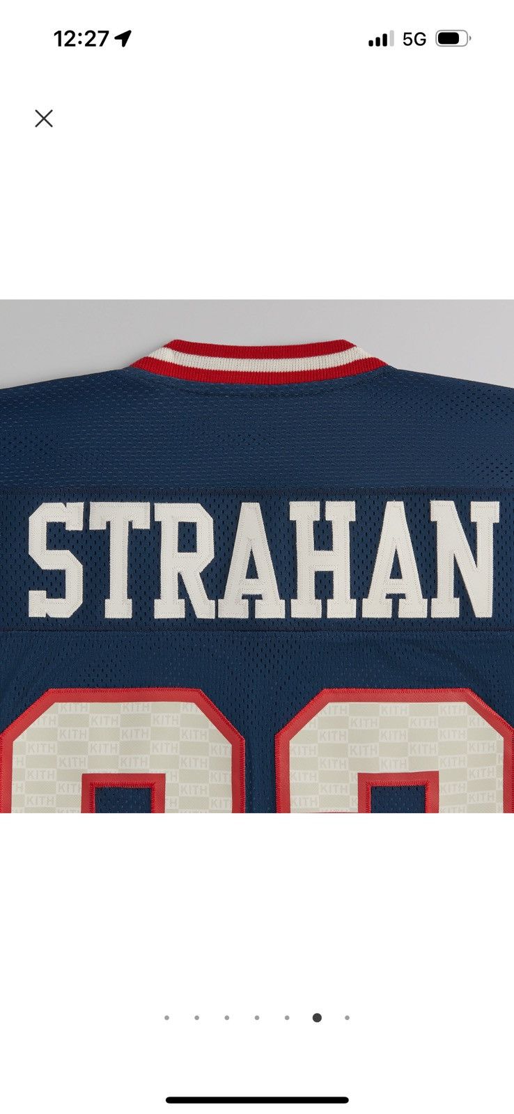KITH Michael Strahan Jersey ネイビー XS KITH Michael Strahan Jersey ネイビー XS