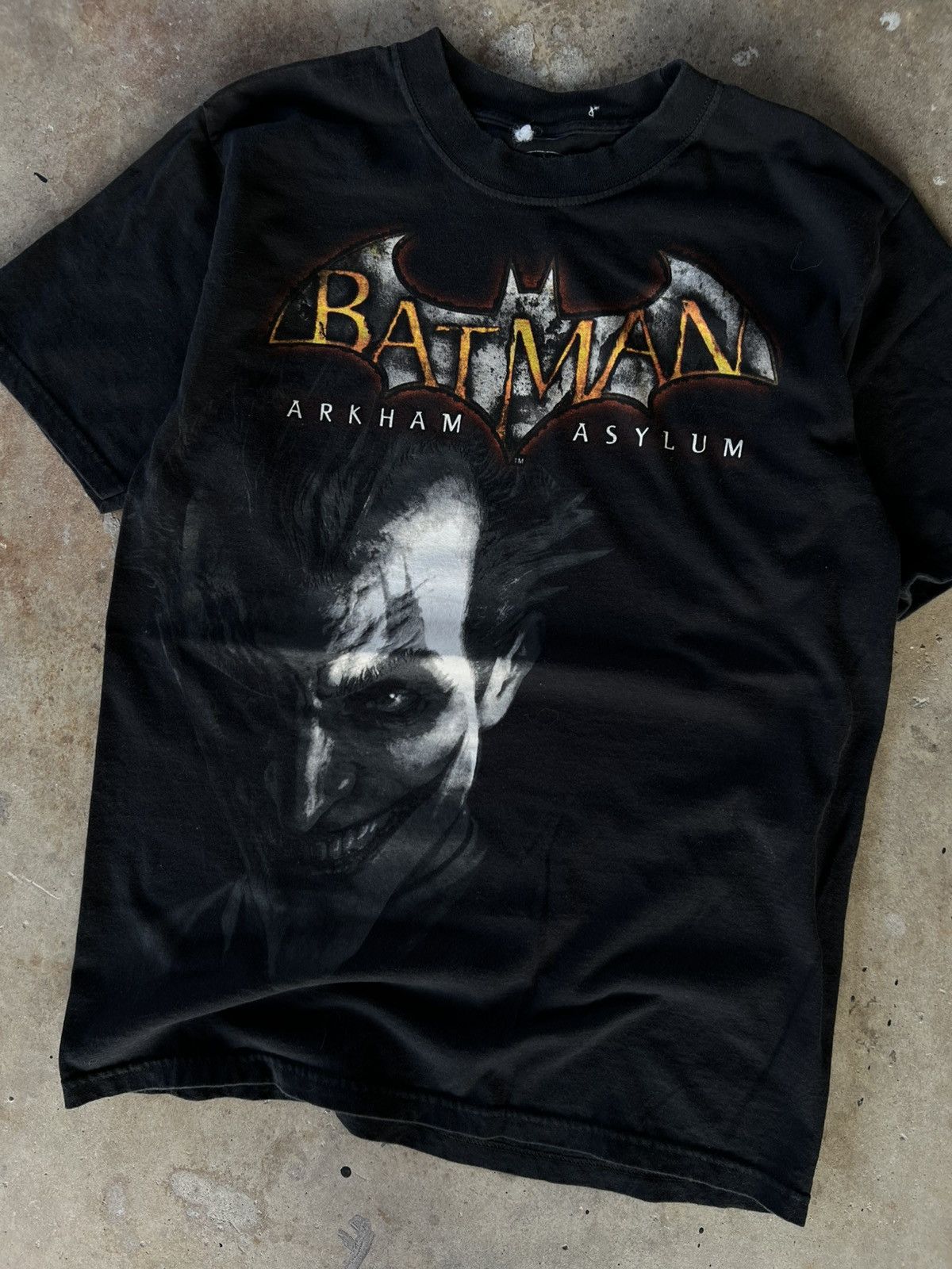 Vintage Vintage Batman Arkham Asylum Video Game Promo Joker T Shirt Size US M / EU 48-50 / 2 - 2 Thumbnail