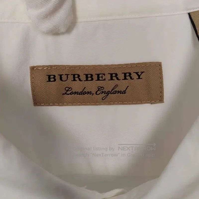 Burberry Burberry White Cotton Long Sleeve Shirt. Size US XL / EU 56 / 4 - 3 Thumbnail