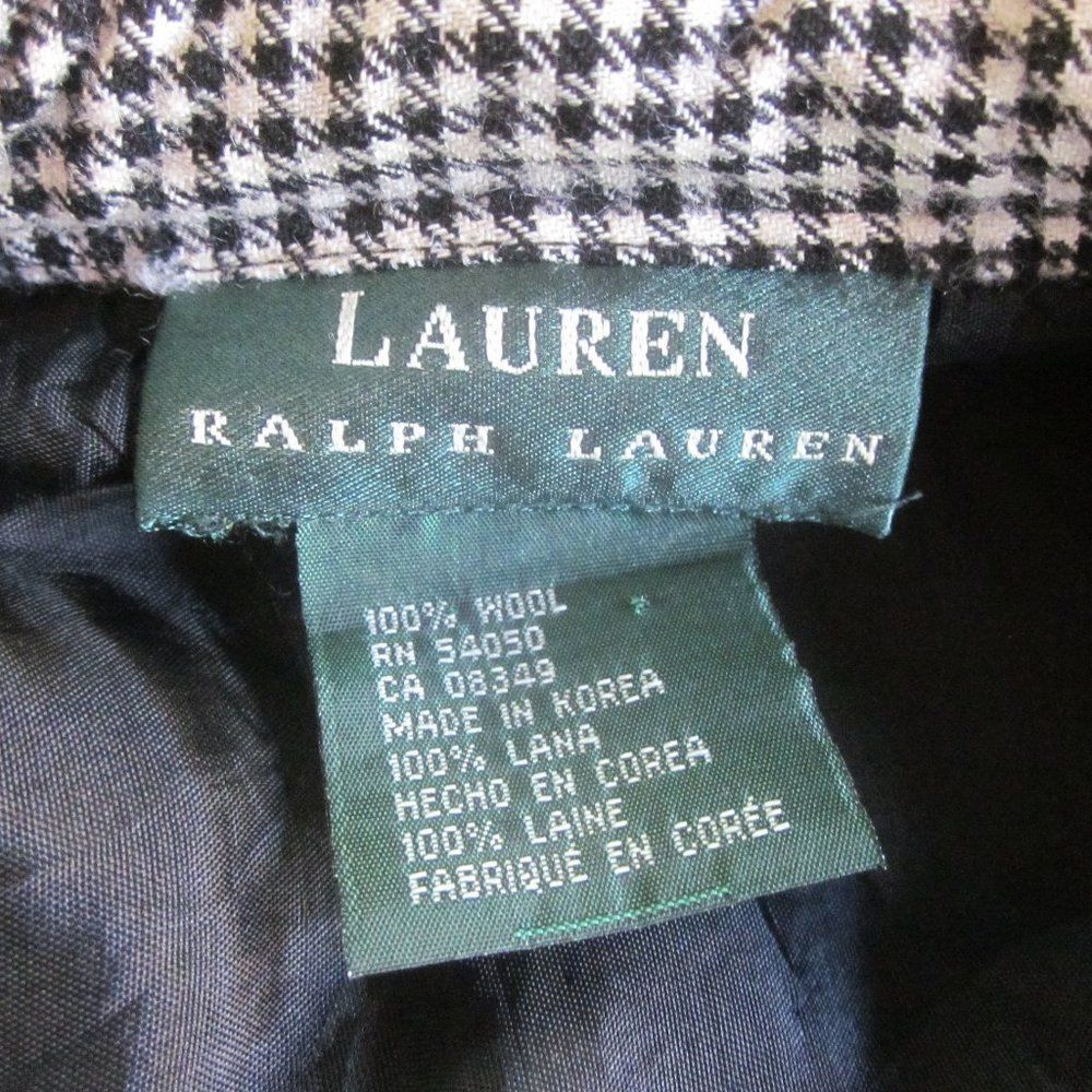 Ralph Lauren Vintage Houndstooth Check Ralph Lauren Womens Wool Shirt Size L Size L / US 10 / IT 46 - 3 Thumbnail