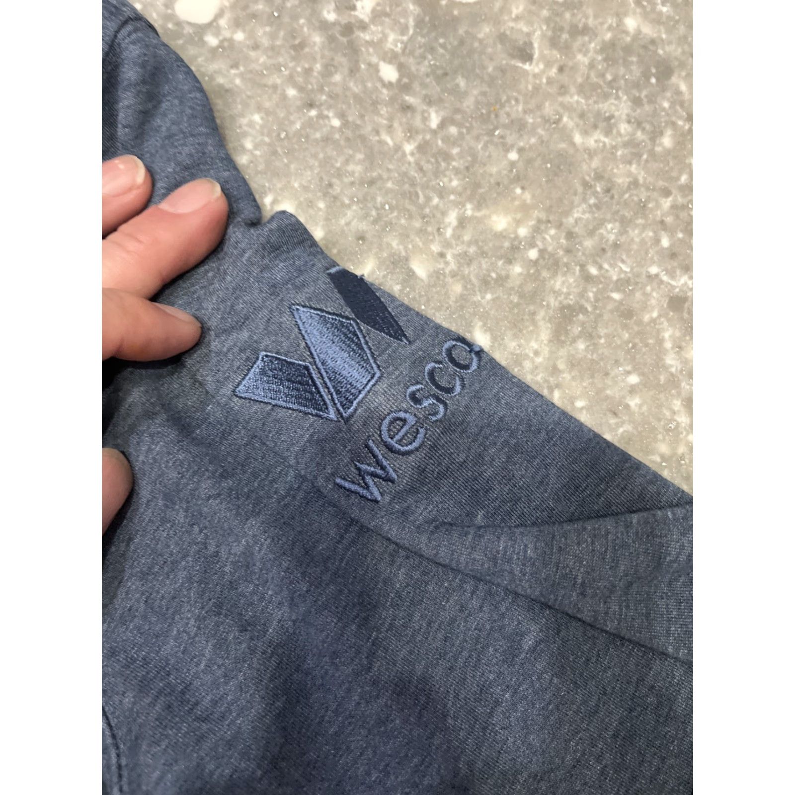 johnnie-O Johnnie - O Sully 1/4 Zip Pullover Mens L Blue Wesco Logo Shirt Sweater 1/4 Zip Logo Wesco L Blue Mens Size US L / EU 52-54 / 3 - 4 Thumbnail