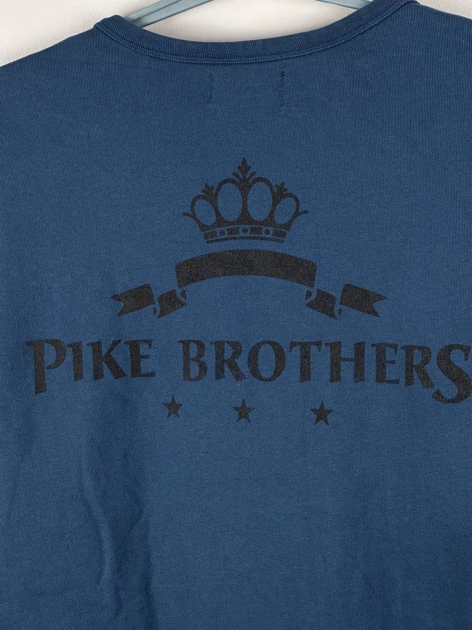 Pike Brothers Pike Brothers Loop Blue Luxury Sweatshirt Made In Portugal Size US XL / EU 56 / 4 - 12 Thumbnail