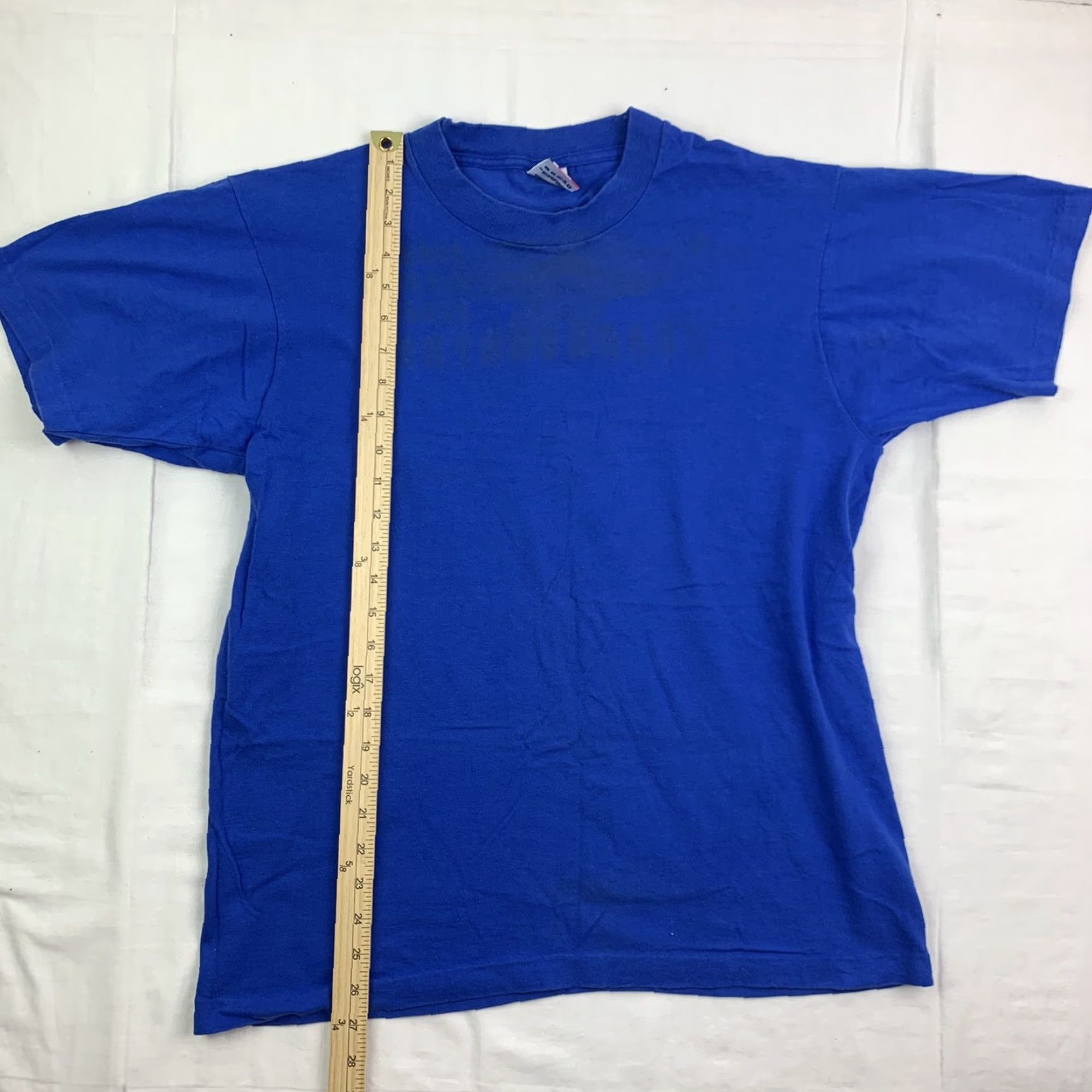 Fruit Of The Loom VINTAGE DeeDee Middle School Roadrunners T Shirt Adult Large Blue Mascot 90s USA Fruit of the Loom Shirt Mens Size US L / EU 52-54 / 3 - 6 Thumbnail
