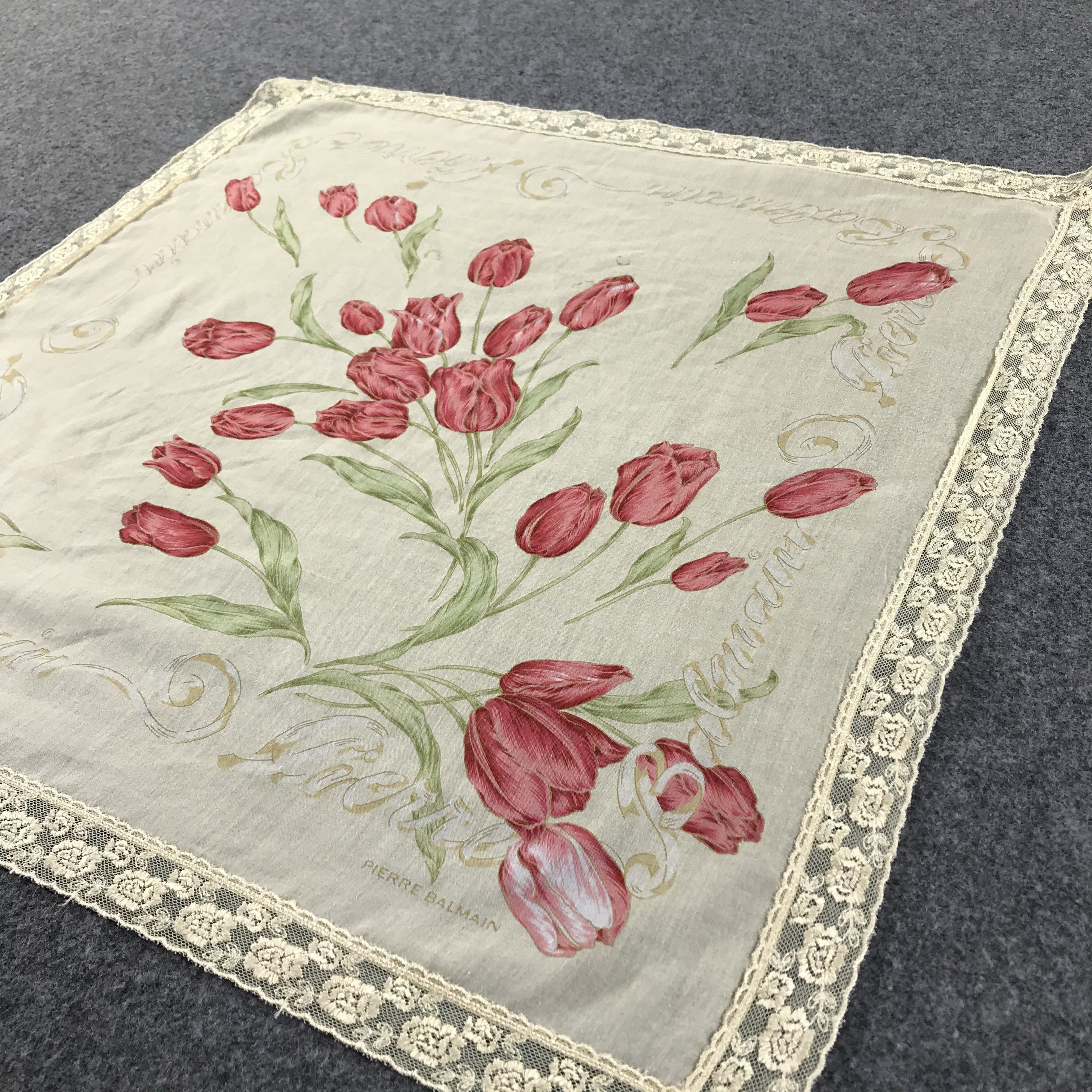 Pierre Balmain Pierre Balmain Handkerchief Neckerchief Bandana H195 Size ONE SIZE - 5 Thumbnail