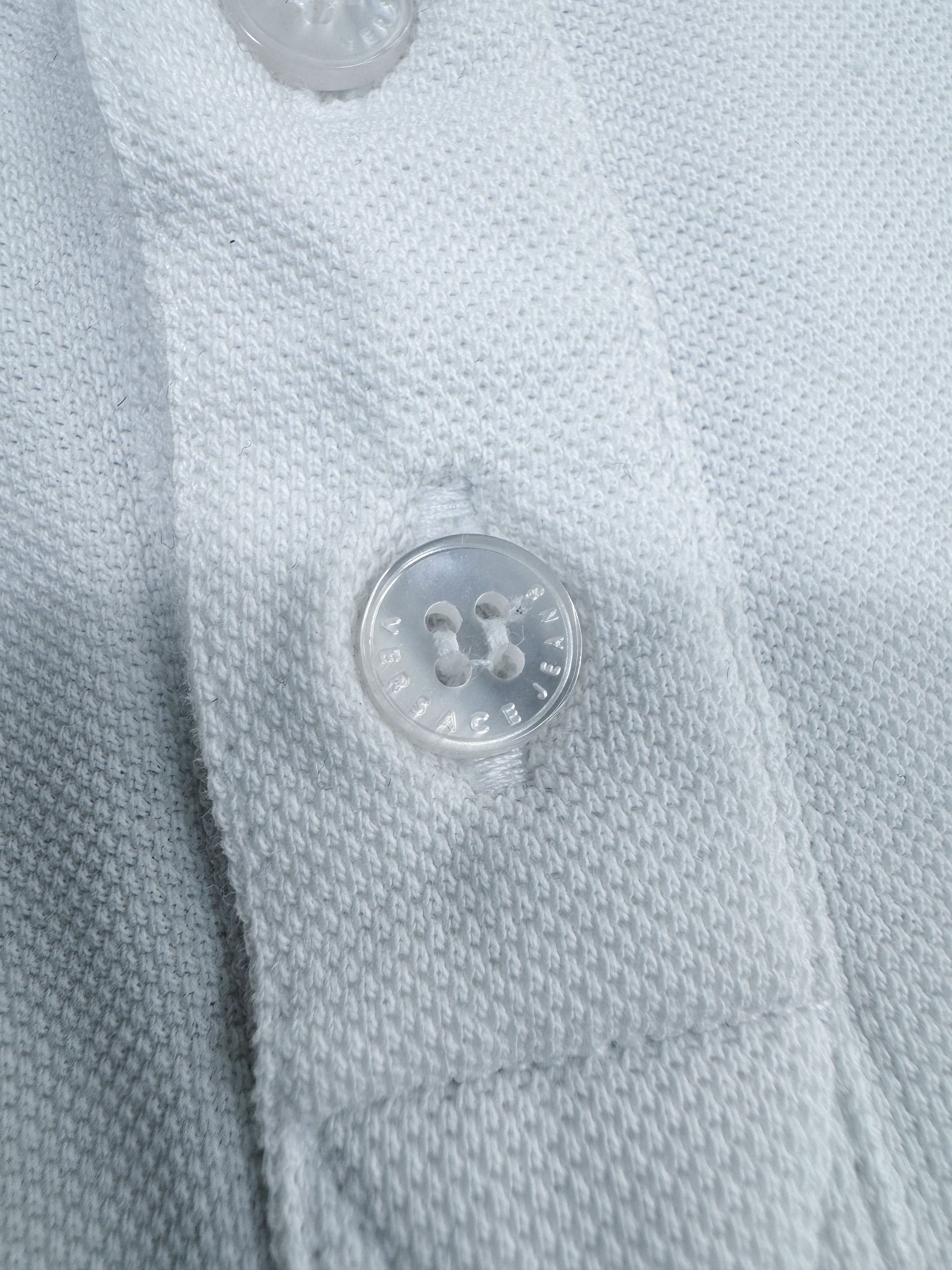 Versace Versace Jeans Polo T-Shirt White Color & Chest Leather Logo Size US S / EU 44-46 / 1 - 9 Thumbnail