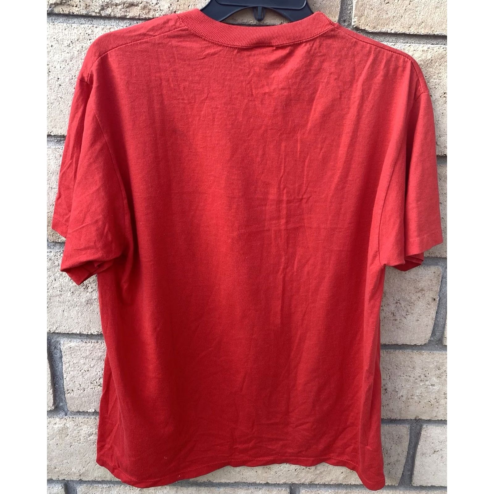 Jerzees VINTAGE Hog Wild Razorbacks Graphic Tee T-Shirt Single Stitch Sleeves Sz XL Red Size US XL / EU 56 / 4 - 4 Thumbnail