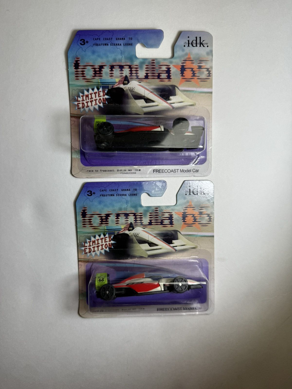 Rap Tees IDK F65 FREECOAST LIMITED EDITION Mini Toy Model Car Size ONE SIZE - 3 Thumbnail