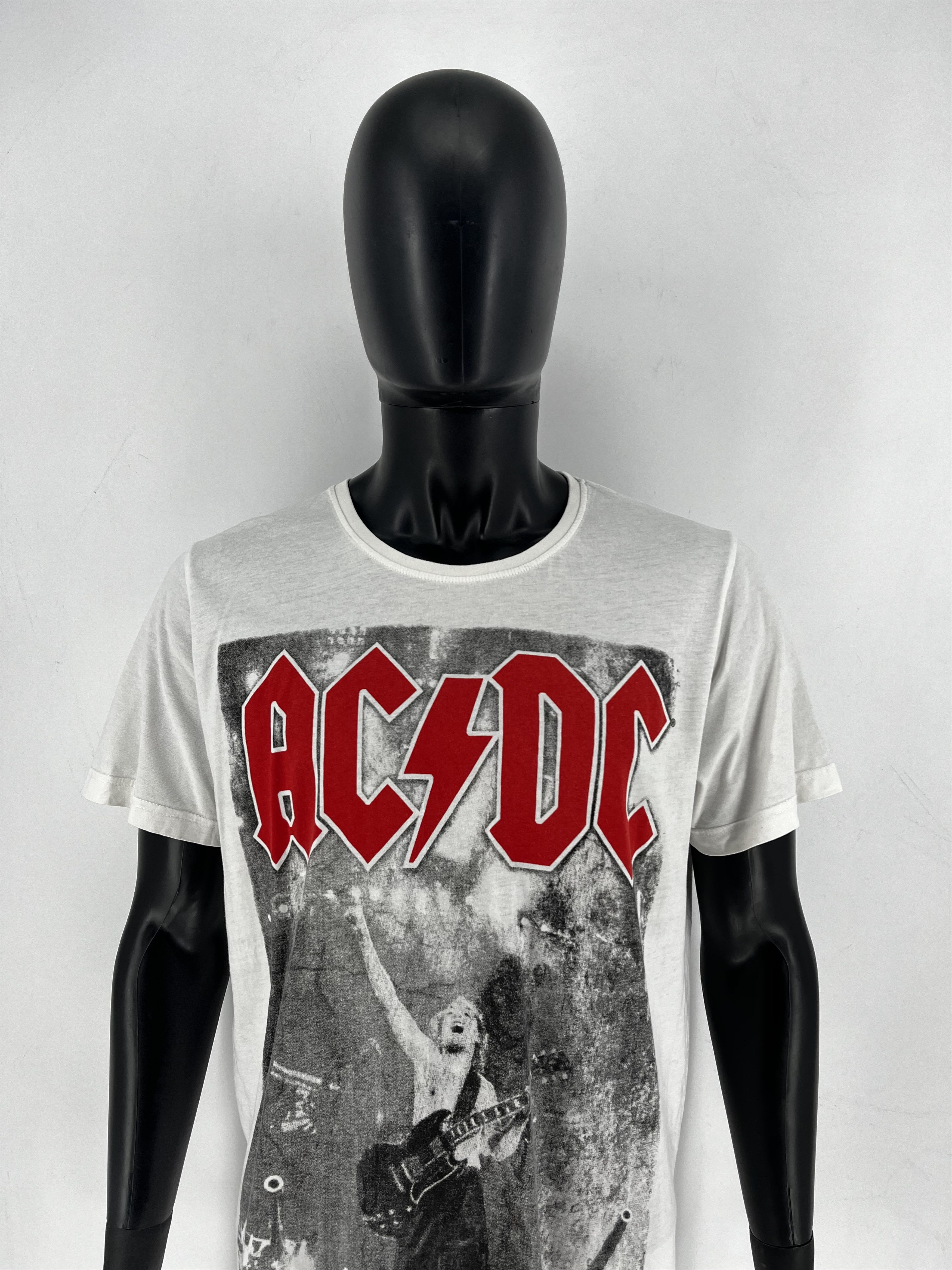 Band Tees VINTAGE 90 AC/DC TEE HORROR FACE VAMPIRE OPIUM BAND ROCK Size US XL / EU 56 / 4 - 1 Thumbnail