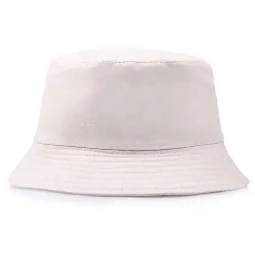 Japanese Brand Solid Color beige Foldable Bucket Hat Size ONE SIZE - 4 Thumbnail