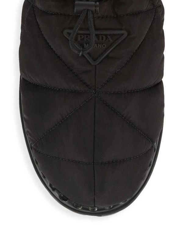 Prada os11x0226 Quilted Slip-On Clogs In Black Size US 7.5 / EU 40-41 - 4 Thumbnail